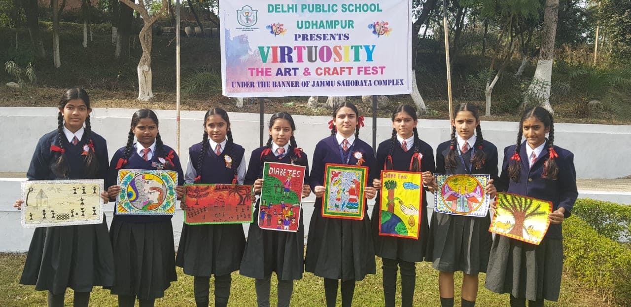 “Virtuosity - The Art & Craft Fest “ hosted by Delhi Public School Udhampur (23-11-2018)