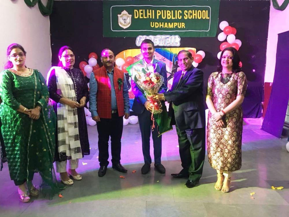on 2ND Feb ,2018, Delhi Public School Udhampur bid a fond farewell to the outgoing class XIITH batch of 2017 with great enthusiasm.