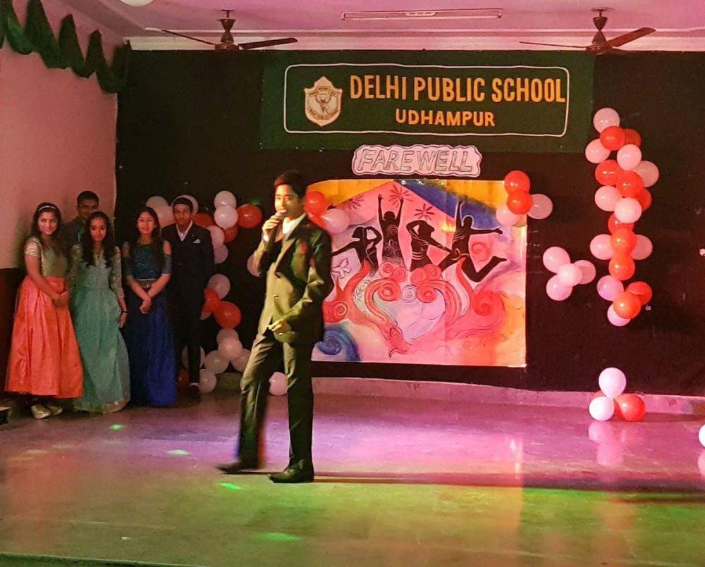 on 2ND Feb ,2018, Delhi Public School Udhampur bid a fond farewell to the outgoing class XIITH batch of 2017 with great enthusiasm.